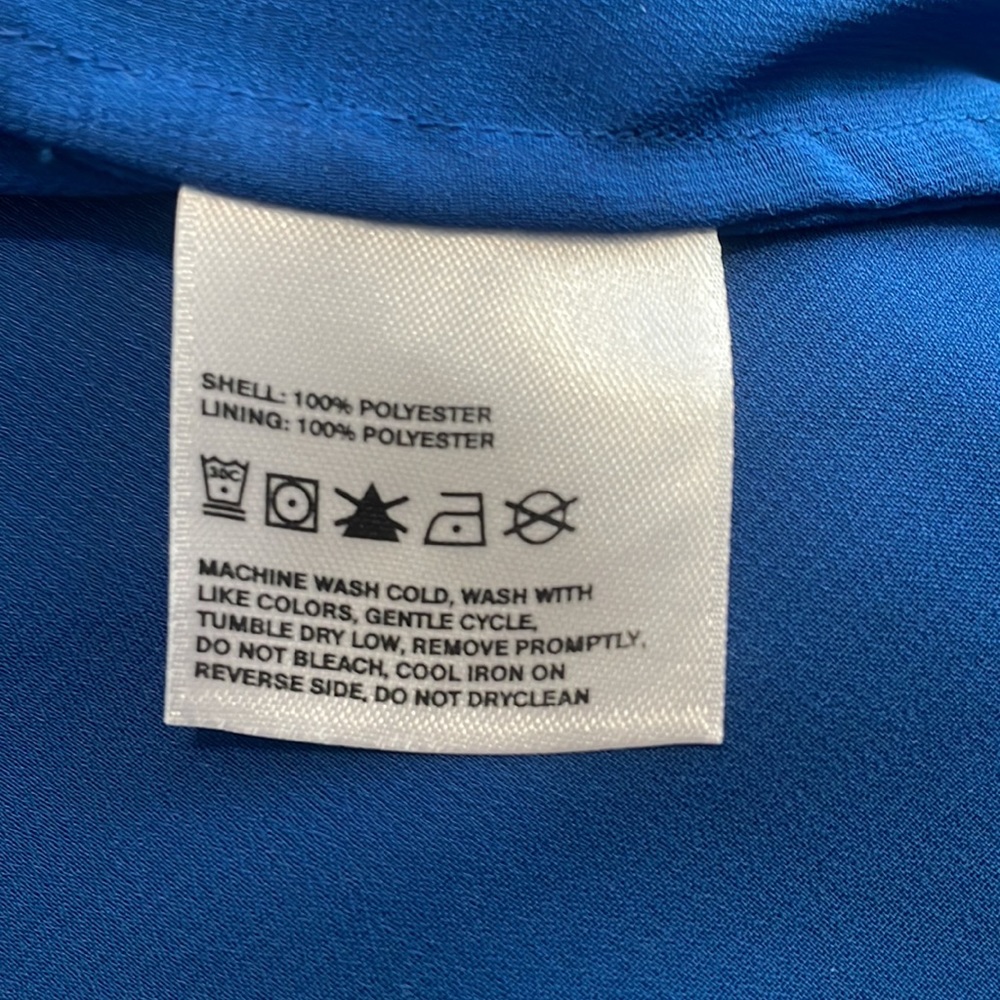 Andrew Charles Smoky Blue Chemise Dress XS - Picture 7 of 7